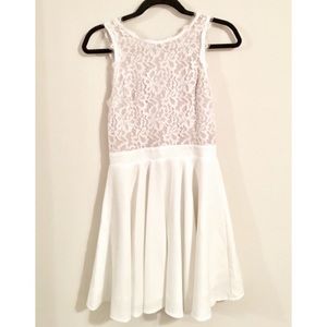 Angelina White Lace Dress
